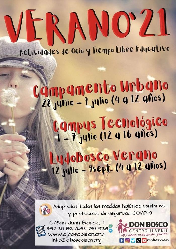 Campaña de verano para jóvenes de 4 a 12 años del Centro Juvenil Don Bosco