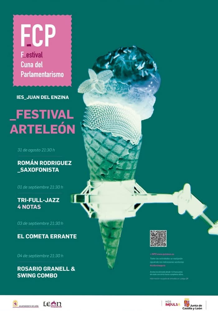 Ciclo de conciertos 'Arteleón' dentro del Festival Cuna del Parlamentarismo del 31 de agosto al 4 de septiembre.