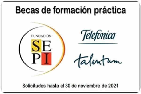 Becas Telefónica Talentum 2021, Fundación SEPI.