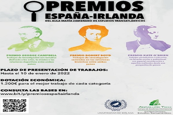 Premios Internacionales de Investigación España-Irlanda Arte, Música, Periodismo.