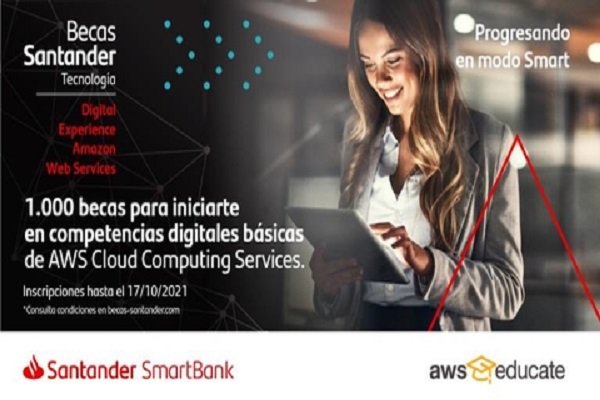 Becas Santander Tecnología / Digital Experience Amazon Web Services.