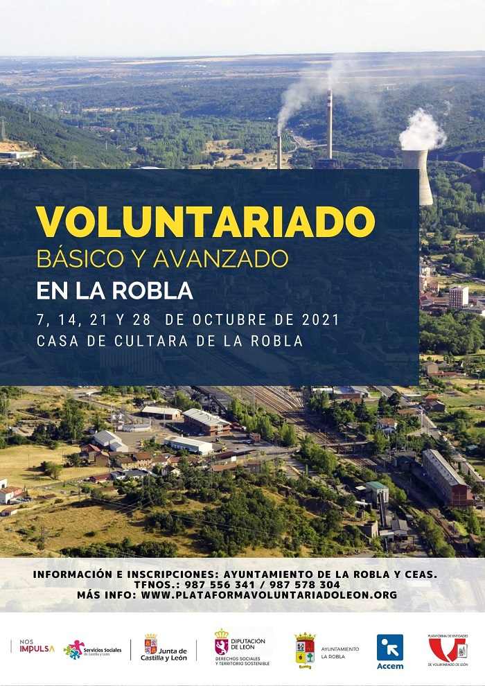 Curso Voluntariado Básico y Avanzado en La Robla (presencial).