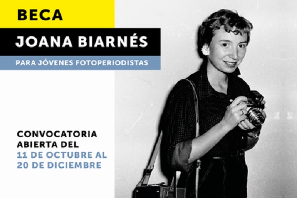 III Beca Joana Biarnés para Jóvenes Fotoperiodistas.