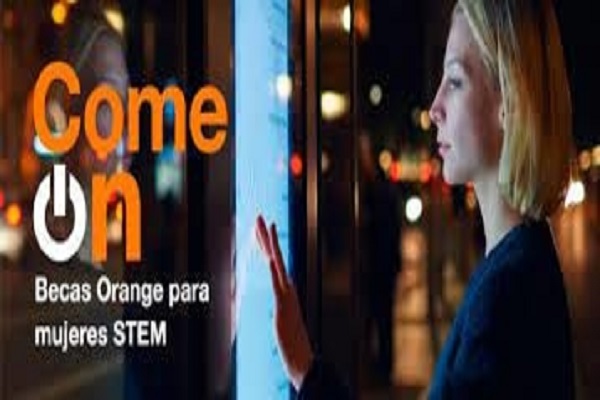 'COME ON', Becas Orange para mujeres STEM.