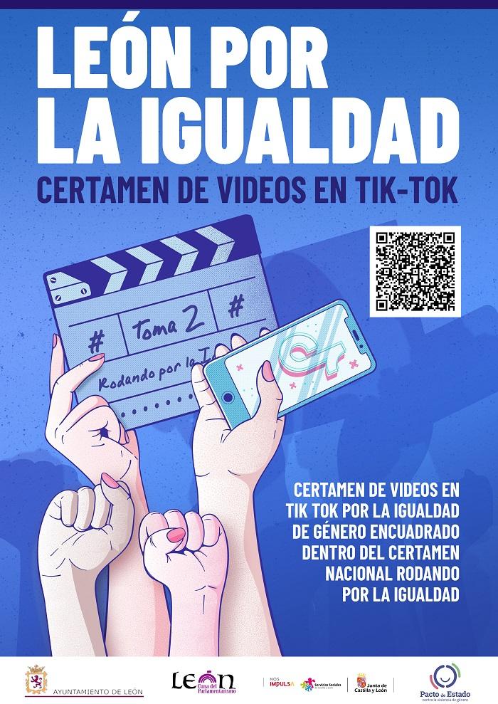 Certamen videos en Tik Tok “León por la igualdad”