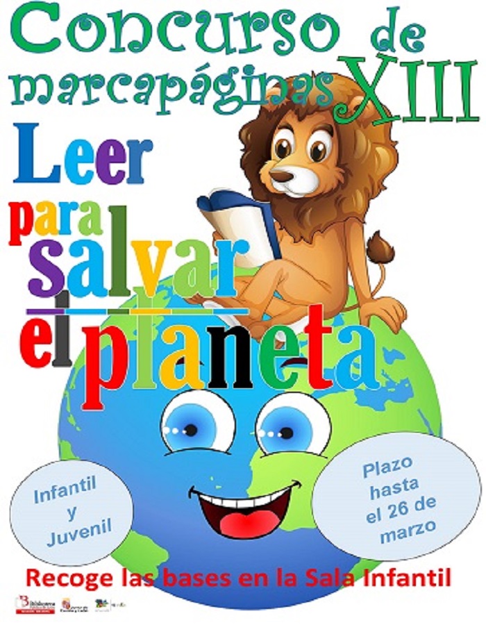 Concurso de Marcapáginas: “Leer para salvar el planeta”.