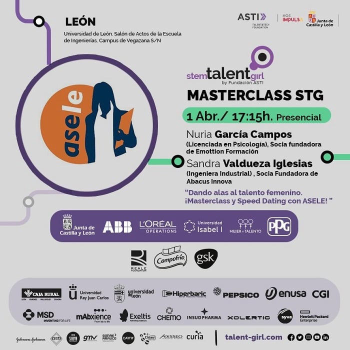 Masterclass STG el 1 de abril a las 17,15 h. en la Universidad de León