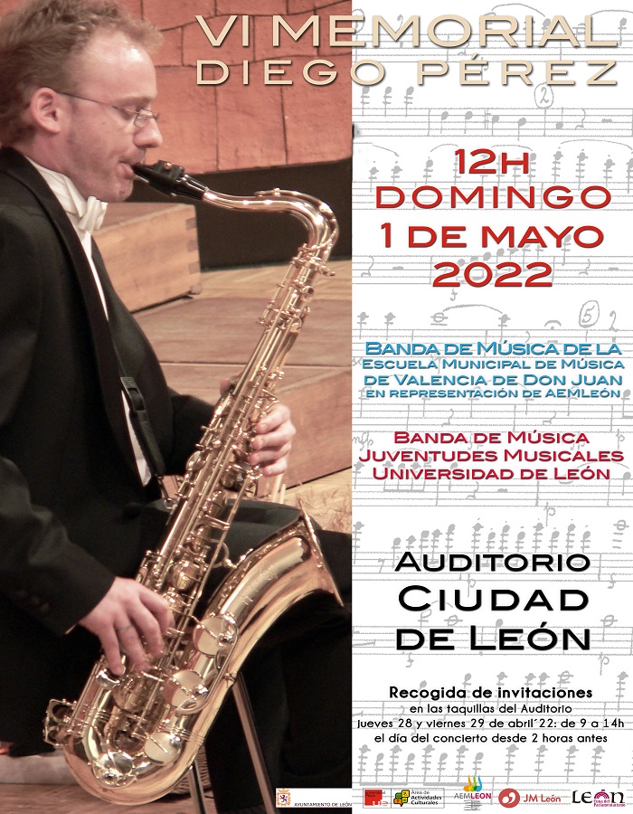 Memorial Diego Pérez. Auditorio, domingo 1 mayo; 12 h