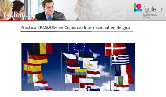 Práctica ERASMUS+ en Comercio Internacional en Bélgica