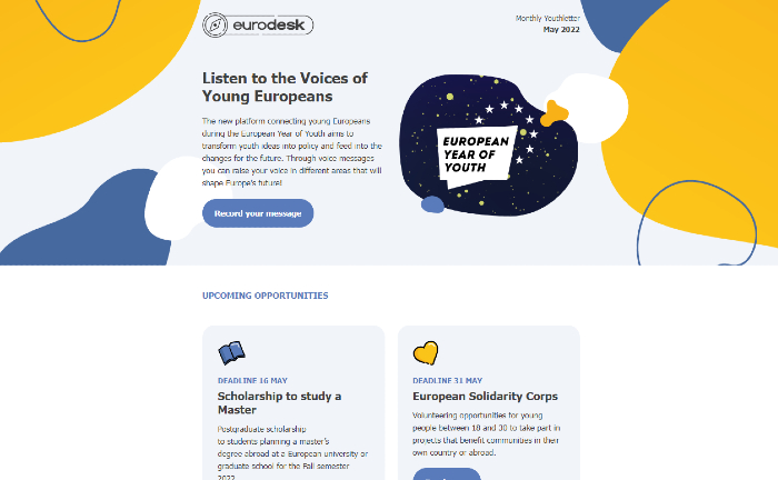Youthletter de Eurodesk