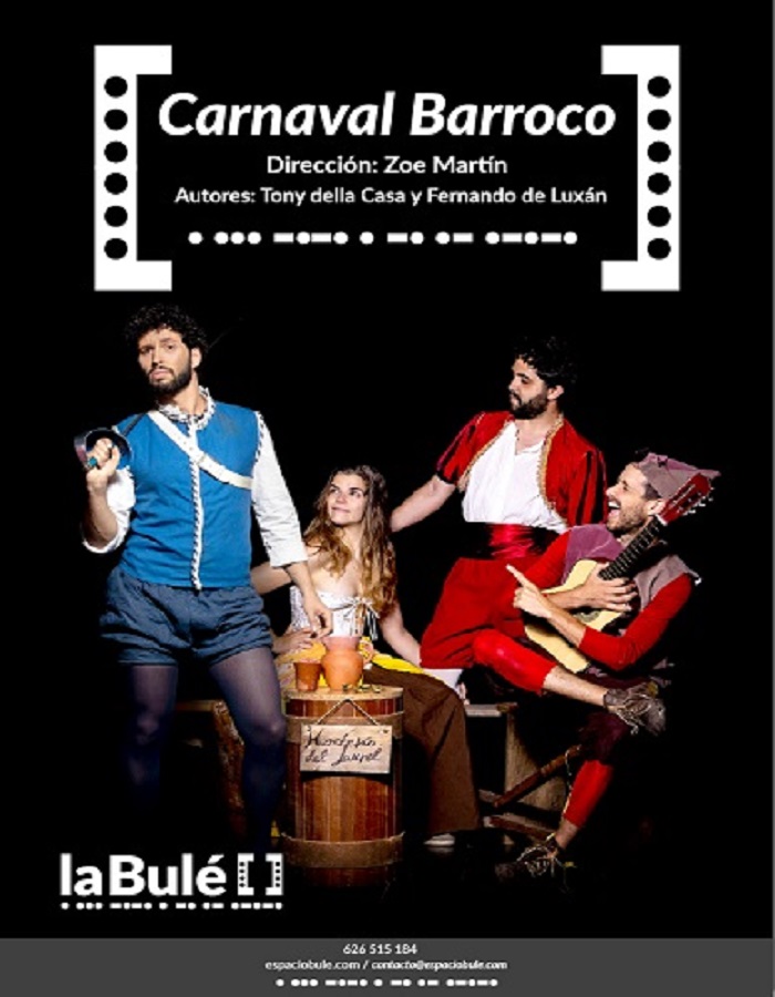 Teatro: Carnaval Barroco, en la Biblioteca pública, viernes 7 octubre; 19 h