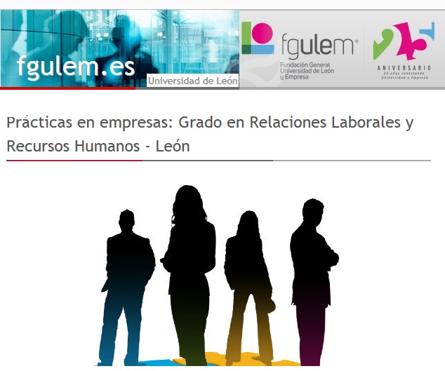 Prácticas en empresas en León para titulados en Relaciones Laborales y RH