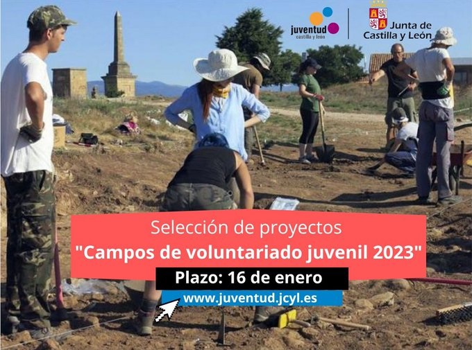 Abierto plazo convocatoria proyectos Campos de voluntariado juvenil en Castilla y León