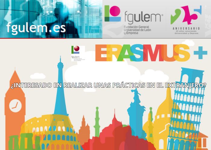Ofertas de prácticas Erasmus+ con el FGULEM