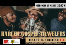 Concierto: «Harlem Gospel Travelers», en el Albéitar, jueves 29 marzo; 20,30 h
