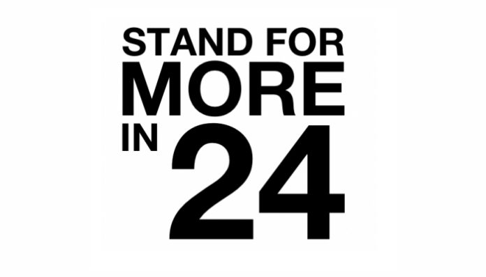 Stand for More in 24”
