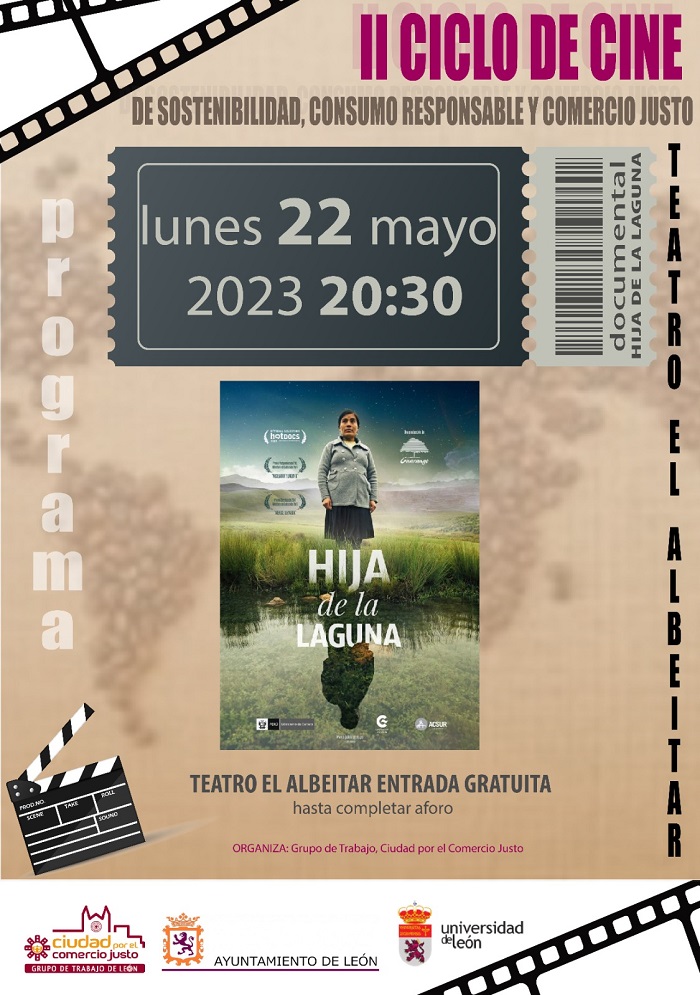 Cine: ＂Hija de la Laguna＂, en el Albéitar lunes 22 mayo; 20,30 h