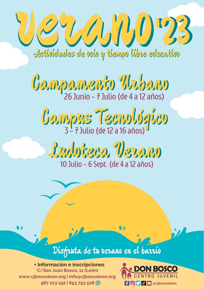 Actividades de verano del Centro Juvenil El Bosco