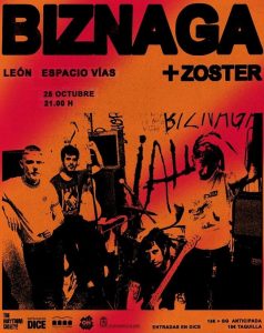 Concierto de Biznaga + Zoster @ Espacio Joven Vías