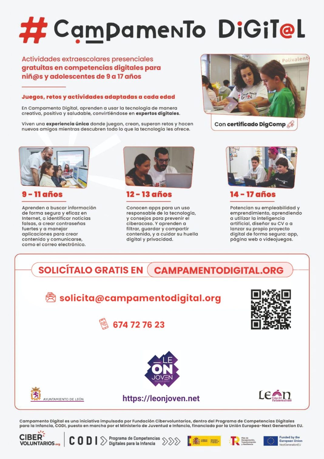 campamento digital león