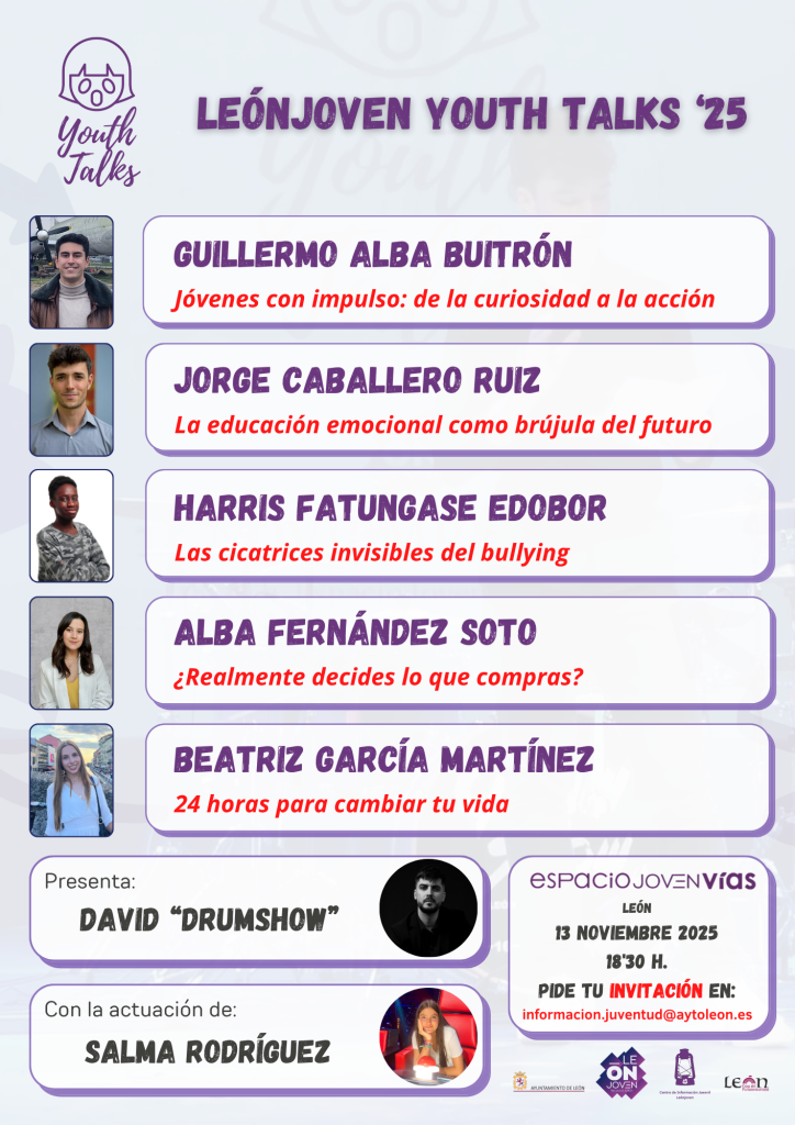 Ponente Leónjoven Youth Talks 2025
