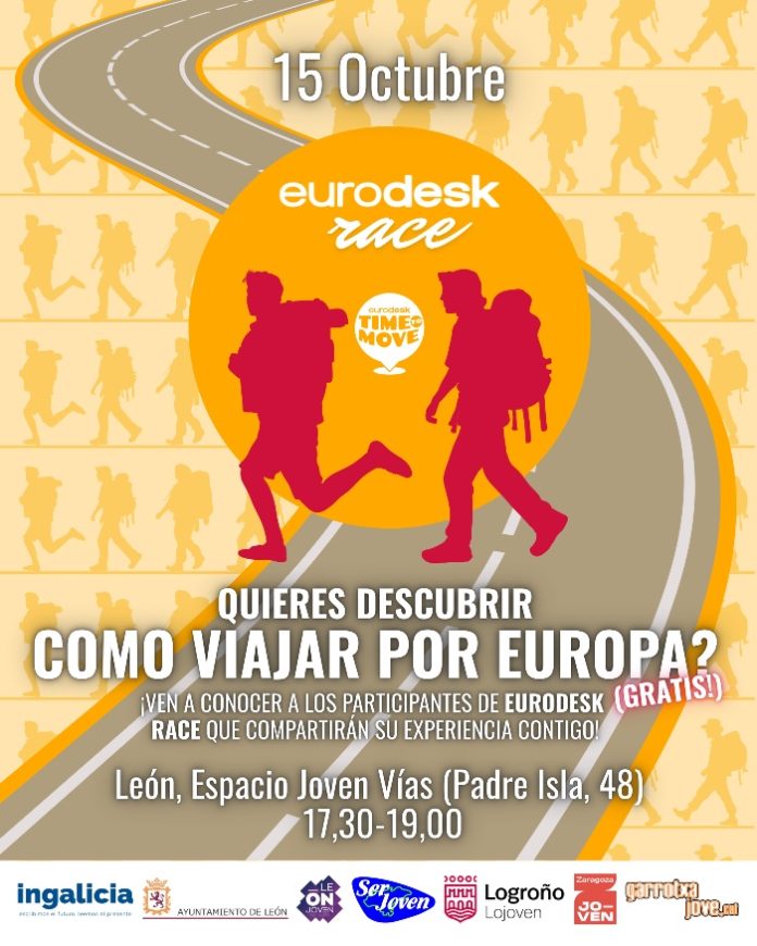 La ‘Eurodesk Race’ hace parada en León La ‘Eurodesk Race’ hace parada en León