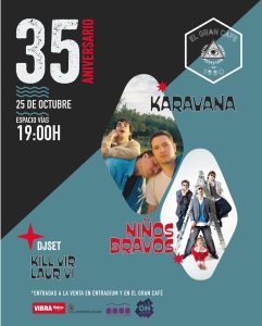 Concierto de Karavana + Niños Bravos @ Espacio Joven Vías