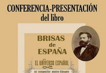 Se presenta el libro disco «Brisas de España» en la Biblioteca pública, miércoles 12 noviembre; 18,30 h