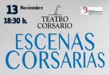 Teatro Corsario presenta «Escenas corsarias», en la Biblioteca pública, jueves 13 noviembre; 18,30 h