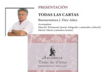 ‘Todas las cartas’ presentación en el ILC, viernes 7 noviembre; 18,54 h