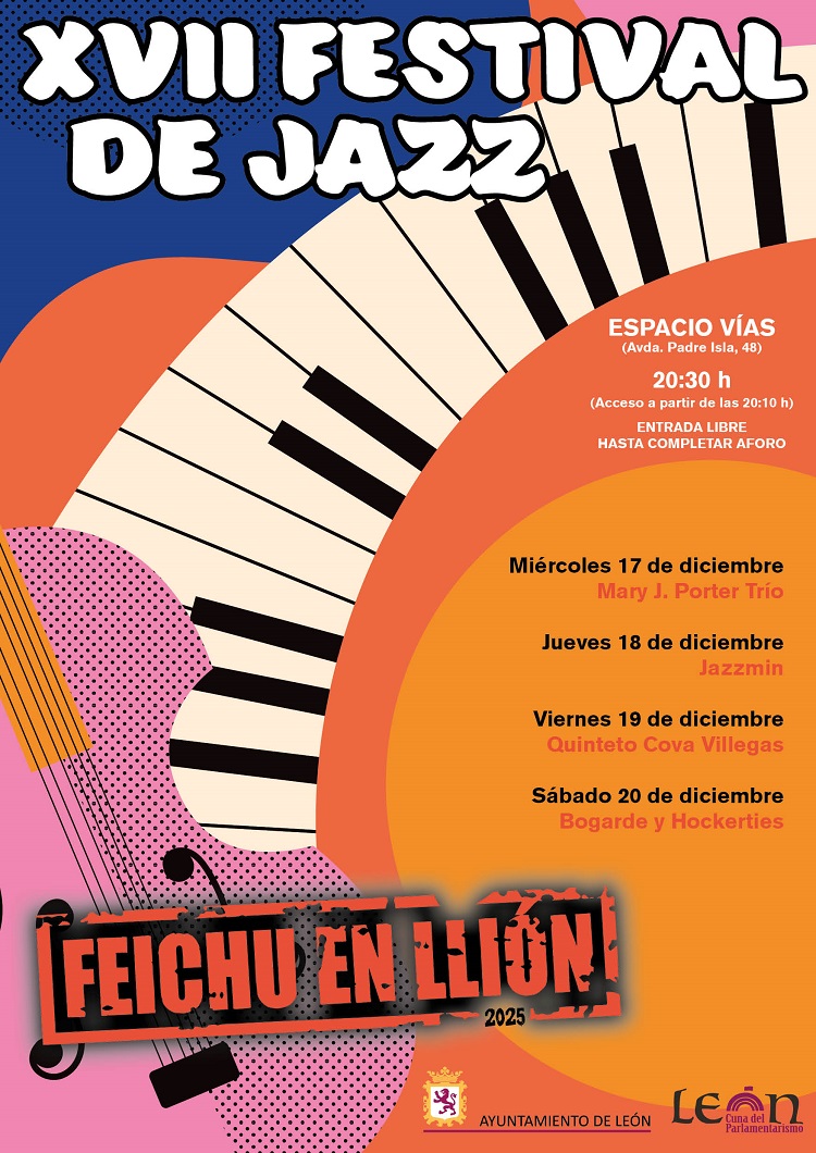 CARTEL_XVII Festival de Jazz Feichu en Llión