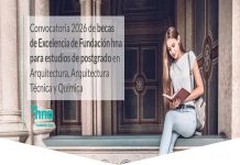 Beca para estudiantes de Arquitectura y Química de la Fundación HNA.