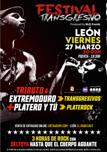 Festival Transgresivo (tributos a Extremoduro y Platero y Tú) @ Espacio Joven Vías