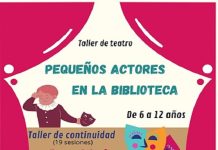 Taller de teatro en la Biblioteca pública, de 6 a 12 años