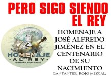 Homenaje a José Alfredo Jiménez «Pero sigo siendo el rey», en el Albéitar, miércoles 28 enero; 20,30 h