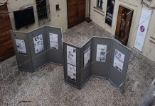 Exposición sobre arquitectura en el COAL