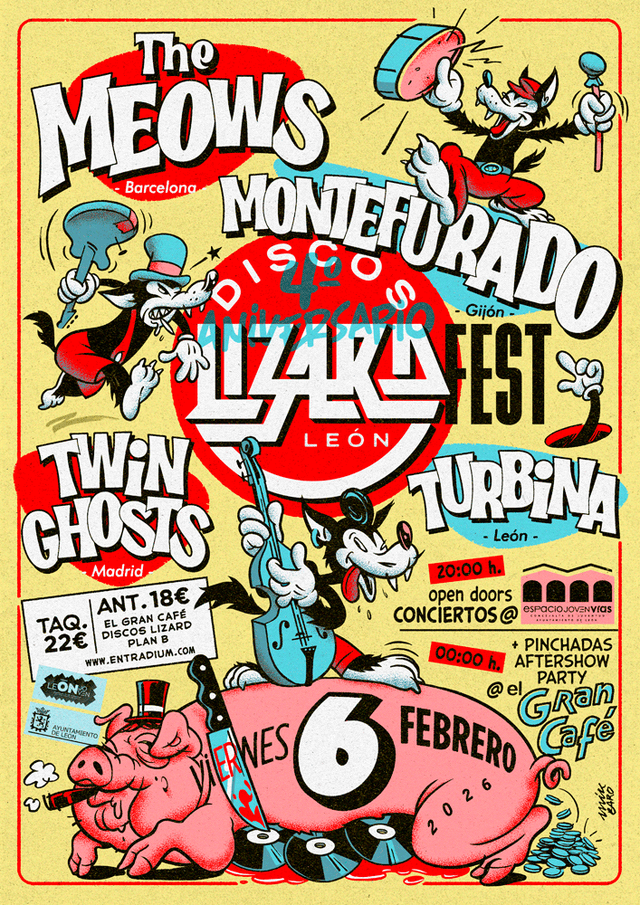 Aniversario26 aniversario discos lizard