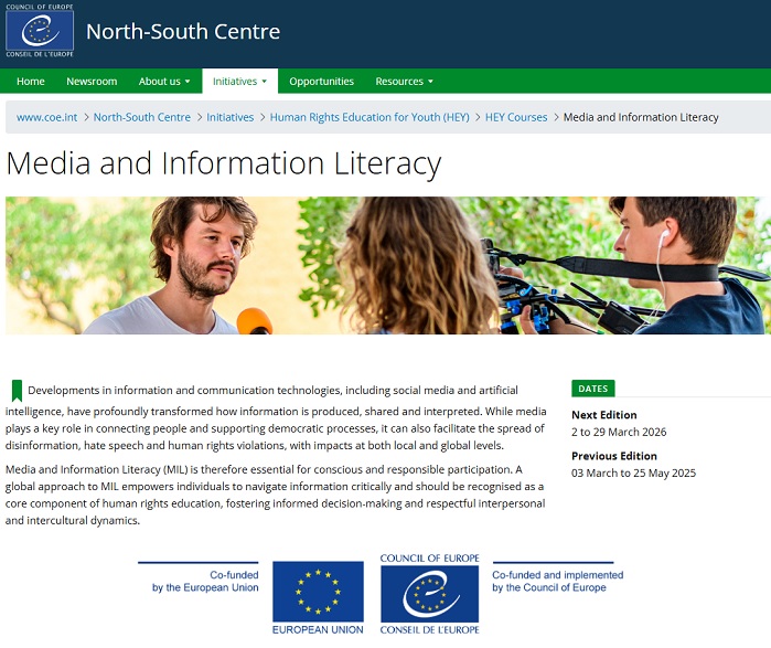 Curso alfabetización mediática e informacional