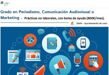 Prácticas no laborales Grado en Periodismo, Comunicación Audiovisual o Marketing en León