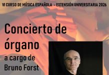 Concierto de órgano, Iglesia Santa Marina la Real, veirnes 6 de febrero; 20,30 h.