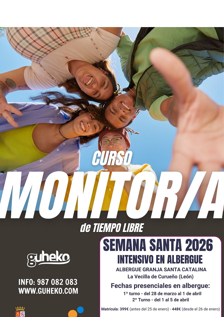 Curso monitores tiempo libre de guheko en Semana Santa