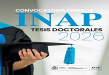 Premios INAP 2026 para Tesis Doctorales.