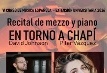 Recital de mezzo y piano en torno a Chapí, en el Albéitar, viernes 6 marzo; 20,30 h