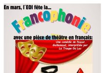Teatro en francés: «CE SOIR ON SORT», en el Albéitar, miércoles 11 marzo; 19,30 h