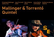 Concierto: «Mallinger & Torrentó Quintet», en el Albéitar, sábado 7 marzo; 20,30 h