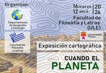 Exposición cartográfica en Filosofía hasta el 12 de abril