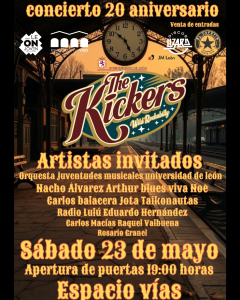 Concierto de The Kickers @ Espacio Joven Vías