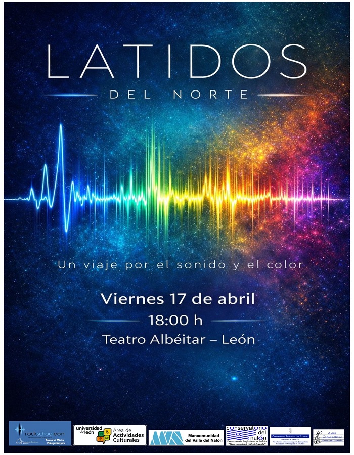 Concierto: ＂Latidos del Norte＂, en el Albéitar, viernes 17 abril; 18 h