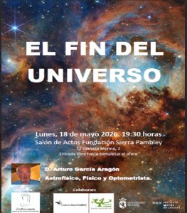 Conferencia: "El final del universo" @ Fundación Sierra Pambley
