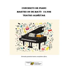 Concierto de piano a cargo de Laura Rodríguez Llamas @ Teatro El Albéitar
